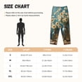 thumbnail image 2 of Cauagu Delicate White Daisy Jars Pajama Pants for Women Loose Fit Wide Leg Trouser Pants Casual Elastic Waist Drawstring Lounge Pants, 2 of 6