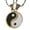 black/White, variant on Mens Womens Lovers Couple Stainless Steel Yin Yang Two Piece Pendant Necklace Set