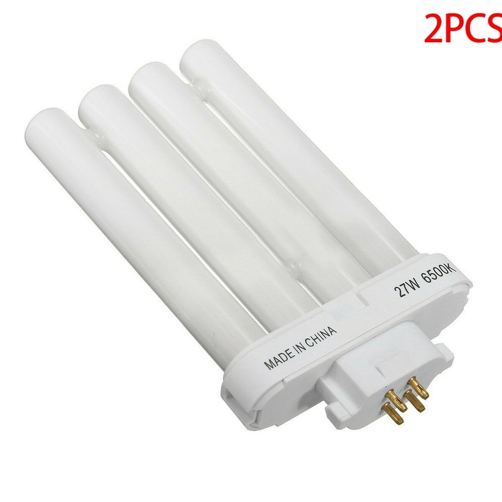 2 Pcs FML 27EX-N 27W 4 Broches Tube Quad Ampoule Fluorescente Compacte Économe en Énergie 6500K 4 Rangées