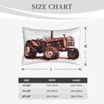 thumbnail image 4 of Cauagu Farm Tractor Print Pillow Covers with Envelope Closure,1PC Pillow Cases Decorative Pillow Case for Bed & Couch, Pillows Not Included-14"x20", 4 of 6