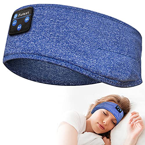 Fulext - Auriculares para dormir con diadema Bluetooth, auriculares para dormir con altavoces integrados, perfectos para hacer ejercicio, correr, yoga