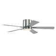 thumbnail image 3 of Trans Globe Lighting F-1017 Finnley 52" 5 Blade Indoor Led Ceiling Fan - Nickel, 3 of 7