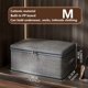 thumbnail image 4 of Cesta de almacenamiento Nayueo, organizador de armario, caja de tela con asa | Cesta de almacenamiento de gran capacidad, organizador de edredones, caja organizadora con tapa y cremallera, 1 caja de, 4 of 8