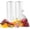 2 Rolls 700 bags, variant on 10" x 14" Clear Plastic Produce Bag on a Roll, Food Storage Bags for Vegetables, Bread, Fruits and Meat, Easy To Tear, Continuous Roll- 500 Bags/Roll - [1 Rolls]