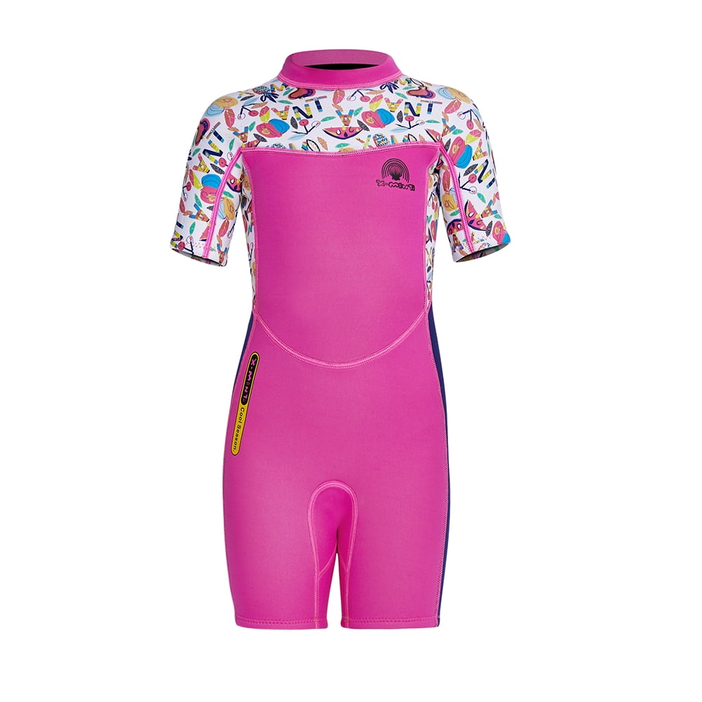 Details about   Kids Wetsuit Short Sleeve Diving Surfing Fast Drying Surf Swimming Clothes Suit 