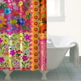 thumbnail image 5 of Ethnic Shower Curtain, Retro Tribal Rustic Home Decor Bathroom Drapes with Hooks, 5 of 5