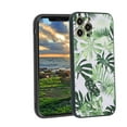 thumbnail image 1 of Compatible with iPhone 12 Pro Phone Case, Tropical-Leaves-18 Case Men Women, Flexible Silicone Shockproof Case for iPhone 12 Pro, 1 of 1