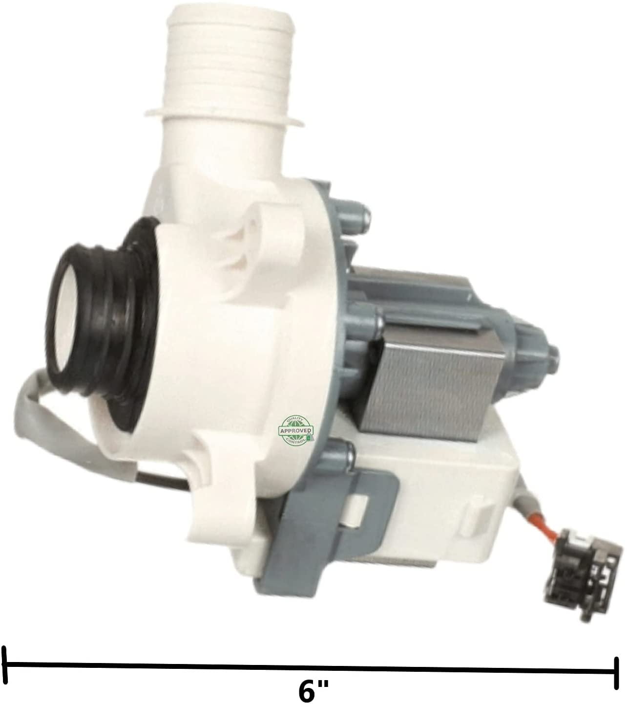 GE WH23X28418 WASHER DRAIN PUMP WHITE 290D1201G001 WH23X24178 WH23X27574 
