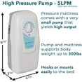 thumbnail image 4 of Roscoe Medical Meridian SatinAir Durable Hospital Mattress with Standard Electric Pump, Twin, 4 of 8