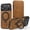 Brown, variant on Dteck for iPhone 17 Pro Max Case, Card Holder RFID Blocking Flip Leather Case for iPhone 17 Pro Max, Magnetic Ring Stand Compatible with MagSafe, Full Body Protection Shockproof for Men Women,Brown