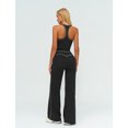 thumbnail image 4 of IBTOM CASTLE Two Piece Workout Sets for Women Racerback Tank Top Matching High Waist Wide Leg Yoga Pants Pilates Outfits M Black, 4 of 7