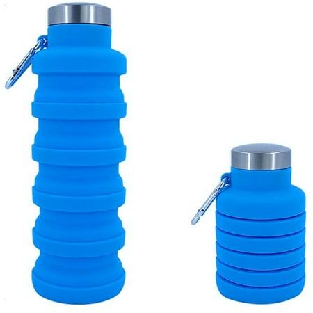 

CyanOak Silicone Sports Water Bottle Large Capacity Outdoor Portable Telescopic Water Bottle Silicone Folding Water Cup