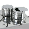 thumbnail image 2 of ZENSTYLE 8 qt Industrial Stainless Steel Full Size Chafing Dish Buffet Set - Mirror Finish with Two Fuel Safety Burners for Keeping Temperature(Set of 2), 2 of 5