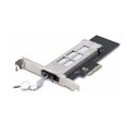 thumbnail image 2 of StarTech.com M.2 NVMe SSD to PCIe x4 Mobile Rack/Backplane with Removable Tray for PCI Express Expansion Slot, Tool-less Installation, PCIe 4.0/3.0 Hot-Swap Drive Bay, Key Lock 4.0 (NVMe) - 2 Keys Included - Interface adapter - M.2 - M.2 NVMe Card / PCIe 4.0 - PCIe 4.0 x4 - Noir, Argent - pour StarTech.com Slot d'Extension Ventilateur d'Échappement Arrière avec Connecteur LP4, 2 of 8