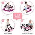 thumbnail image 4 of Costway 4-in-1 Baby Walker Foldable Activity Walker with Adjustable Height & Speed Purple, 4 of 8