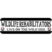 10in x 3in Wildlife Rehabilitators Bumper Sticker