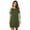 Green, variant on Xmarks Women's Nightgown, Cotton Novelty Sleepshirts O Neck 3/4 Sleeve Sleep Shirt Loose Comfy Pajama Sleepwear US 6-14