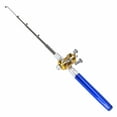 thumbnail image 4 of Compact Metal Pen-Style Fishing Rod Kit - 1m Extendable Portable Fishing Pole with 25m Line, Reel & Accessories, Lightweight 149g Design, Available in Gold/Silver/Blue/Red/Black/Purple for Anglers, 4 of 6