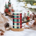 thumbnail image 2 of Yayeee Flameless Candles with Remote Flickering Battery Operated Multi Color Changing, Green Plaid, 2 of 7