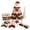 B, variant on DIY Quilted Christmas Tree Kit Complete Sewing Set with Pattern Instructions, Beginner Friendly Fabric Craft for Adults Teens,C