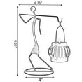 thumbnail image 7 of Wire Figure Candle Holder Decorative Modern Tea Light Lantern Tabletop Centerpiece Candle Stand, 7 of 7