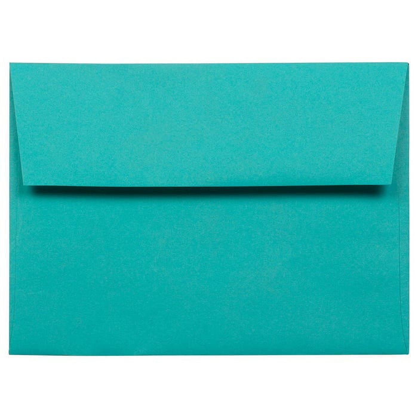 JAM Paper A6 Envelopes, 4 3/4 x 6 1/2, Sea Blue, 1000/Carton