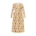 thumbnail image 4 of DISNIMO Cute Hedgehog Dress Girls Long Sleeve Dresses Size 5-6 Dresses for Kids Long Swing Dress with Pockets Long Sleeve Crew Neck Dress for Kids Girls Twirl Dresses Soft, 4 of 7