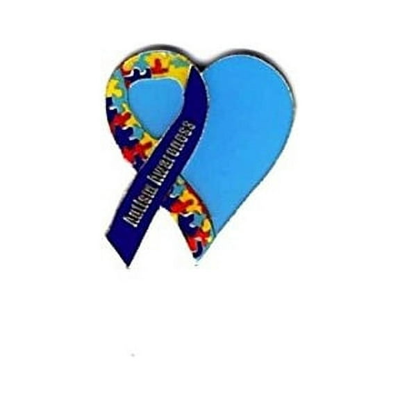 Wholesale Lot of 12 Autism Awareness Ribbon Puzzle Lapel Hat Pins Raise Awareness