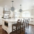 thumbnail image 2 of Boho Moravian Star Pendant Light 20 Inch Large Black Hanging Light, 2 of 6
