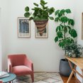 thumbnail image 4 of Cesta de flores colgante en forma de cono, cesta colgante de plantas, contenedor de flores, 4 of 7