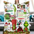 thumbnail image 1 of The Grinch Blanket Throw Grinch Navidad Blankets and Throws Grinch Decorations Soft Grinch Flannel Sofa Blanket for Adults Kids, Ideal Grinch Navidad Decor, 1 of 5