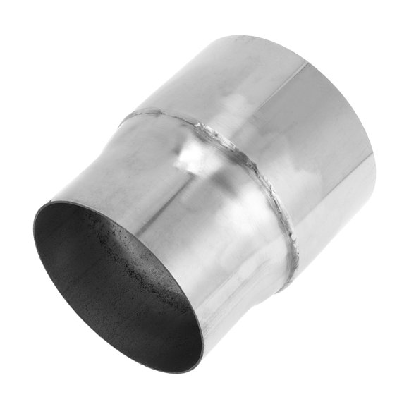 Unique Bargains Mandrel Exhaust Pipe Adapter Concentric Reducer Car Exhaust Pipe Tubing Piping Adapter 5" Length 201 Stainless Steel Silver Tone 4'' OD to 4.5'' OD