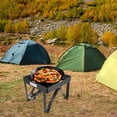 thumbnail image 6 of Vivicreate 185000 BTU camping outdoor cast iron party camp garden stove grill propane gas burner include CSA listed regulator and gas pipe, 6 of 7