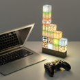 thumbnail image 4 of Minecraft Building Block Desk Lamp Diy Stitching Table Lamp Toys Usb Night Light Gifts, 4 of 5