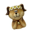 thumbnail image 4 of Maceta de cerámica Zulema para escritorio balcón alféizar de ventana florero perro, 4 of 8
