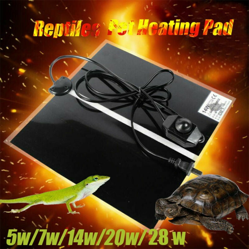 Reptile Heat Pad Under Tank Heater, Terrarium Heat Mat for Turtle