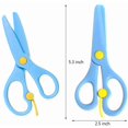 thumbnail image 2 of 8 Pack Preschool Training Scissors - Plastic Toddler Safety Scissors for Kids, Left Handed & Right Handed Training, 2 of 4