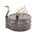 thumbnail image 1 of CSChome Jewelry Organizer Box Jewelry Organizer Box Rotatable Swan Shape Transparent Visible Multi Layers Necklace Jewelry, 1 of 7