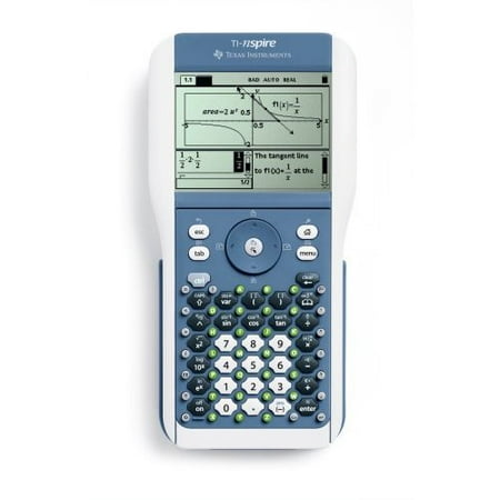 Math Investigations Calculator Refurbished Yellow Blue Texas Instruments Ti-Nspire Math And Science Handheld Graphing Calculator ()