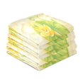 thumbnail image 4 of Yellow Lotus Garden Kitchen Towels Set of 4 Tea Towels for Kitchen Decorative Waffle Dishcloths 28x18in, 4 of 7