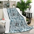 thumbnail image 2 of Pumpkin Blanket Fall Throw Blankets Gifts for Women Thanksgiving Turkey Maple Leaf Flannel Blankets for Couch Sofa Bed Chair Decor Pumpkin Turkey Decorations Blanket 50x60in, 2 of 5