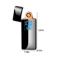 thumbnail image 3 of CASAFUN Arc Lighter Waterproof and Windproof Flameless Electric Torch Lighter Rechargeable USB Lighter for Candle, Cigarette/Cigar, Survival, Camping, BBQ Grill, Backpacking, Hiking, 3 of 7