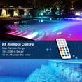 thumbnail image 6 of Zeeyh 2022 Newest Above Ground Pool Light Led Submersible,Upgraded Ip68 Waterproof Inground Pool Light Underwater With Remote Rf(200Ft), 13 Extra Bright Leds, 16 Rgb Dynamic Color, 6 of 9