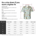 thumbnail image 6 of Lsque Bees pattern Hawaiian Shirt for Men, Unisex Summer Beach Casual Short Sleeve Button Down Shirts-X-Large, 6 of 9