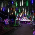 thumbnail image 4 of leyfeng Directo de fábrica, luces de lluvia de meteoritos, ingeniería de iluminación, luces de cadena coloridas, luces decorativas LED impermeables para exteriores, 4 of 5