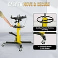 thumbnail image 5 of Garvee Heavy Duty Transmission Jack, 1322 lbs Hydraulic Floor Jack with Foot Pedal & 360° Wheels for Auto Shops, Garage, Yellow, 5 of 7