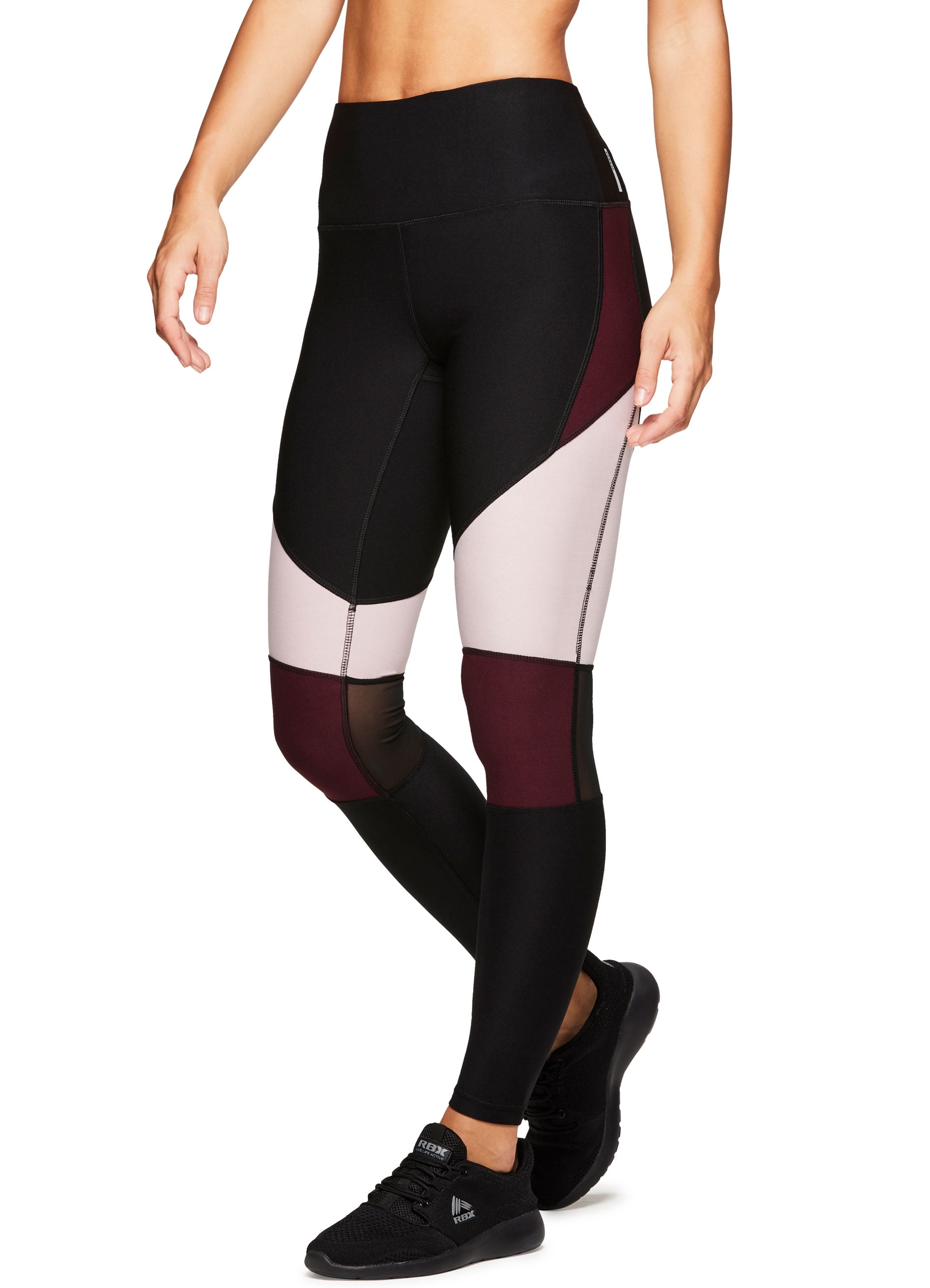 RBX Active Women's Floral Printed Legging with Mesh