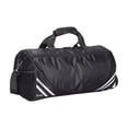 thumbnail image 1 of Maleta Deportiva Bloosom  Casual Gimnasio Mochila Viaje Gym Franjas M Negro Franjas Plateado, 1 of 4