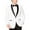 White, variant on Men's Tuxedo Jacket Slim Fit Shawl Collar Tuxedo Jackets for Men for Wedding, Business, Prom & Formal Wear - Tuxedo Separates