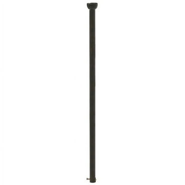 36 in. Ceiling Fan Downrod, Matte Black